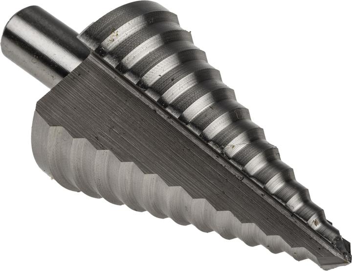 Produktbild RS PRO Stufenbohrer 8-38mm 3mm-Stufen (11 mm, 14 mm, 17 mm, 20 mm, 23 mm, 26 mm, 29 mm, 32 mm, 35 mm, 38 mm, 8 mm)