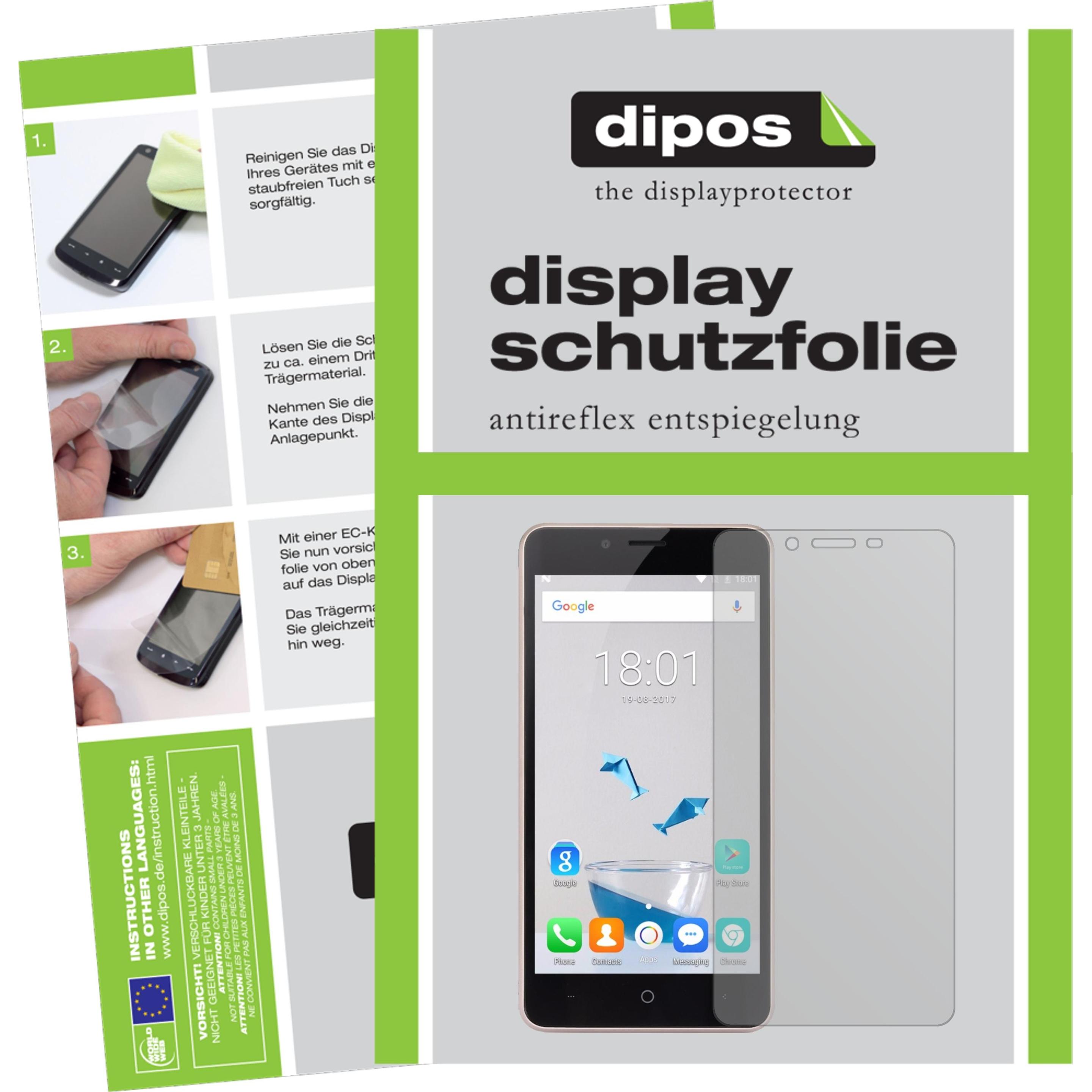 Dipos Displayschutzfolie Antireflex (2 Stück, Leagoo Kiicaa Power), Smartphone Schutzfolie, Transparent