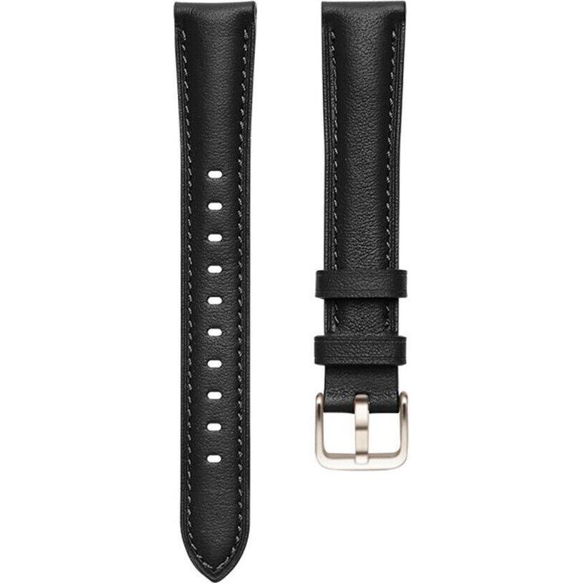 Strap-it Lederarmband (Leder), Uhrenarmband, Schwarz