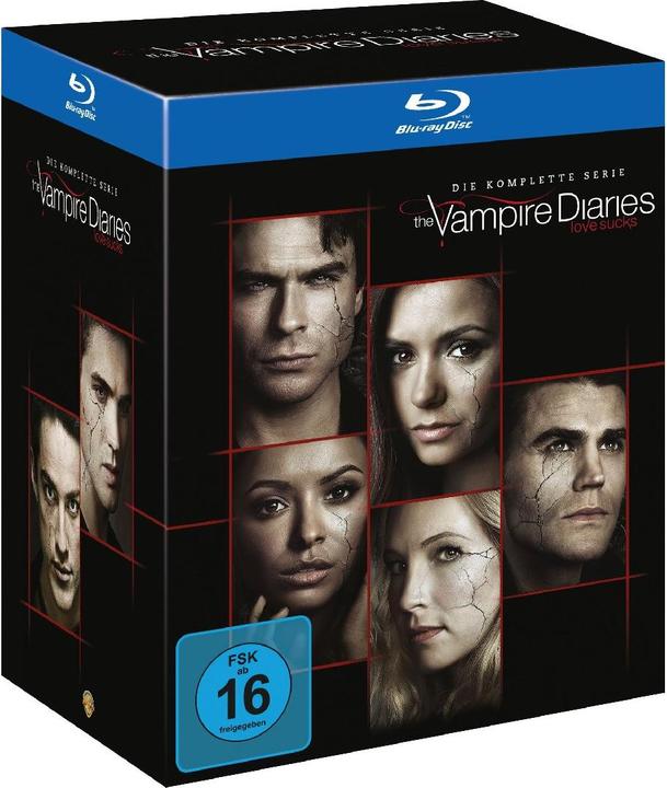 The Vampire Diaries: Seasons 1-8 (Blu-ray, 2009, English, German)
