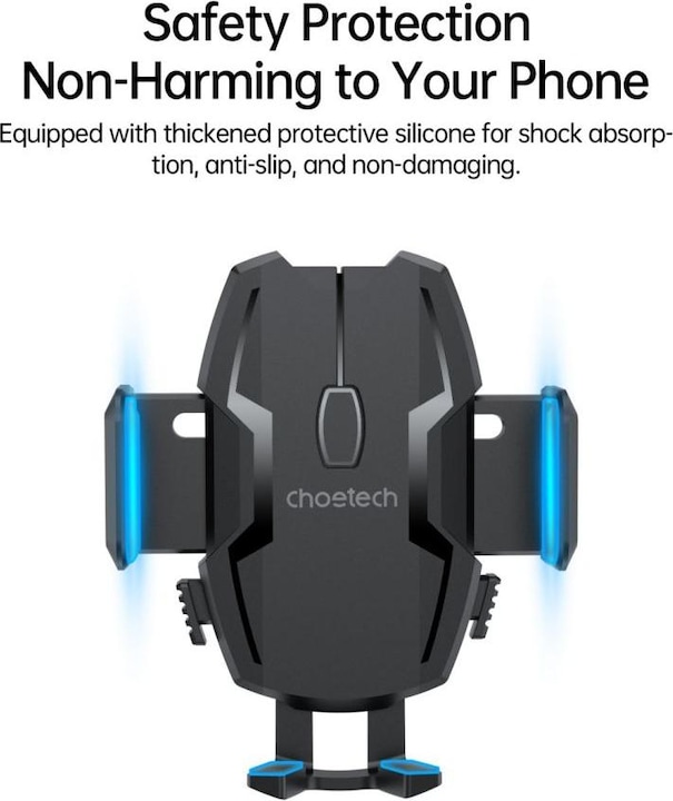 Actual product image Choetech H043 Spider-Man II telescopic car holder for cockpit or window - black
