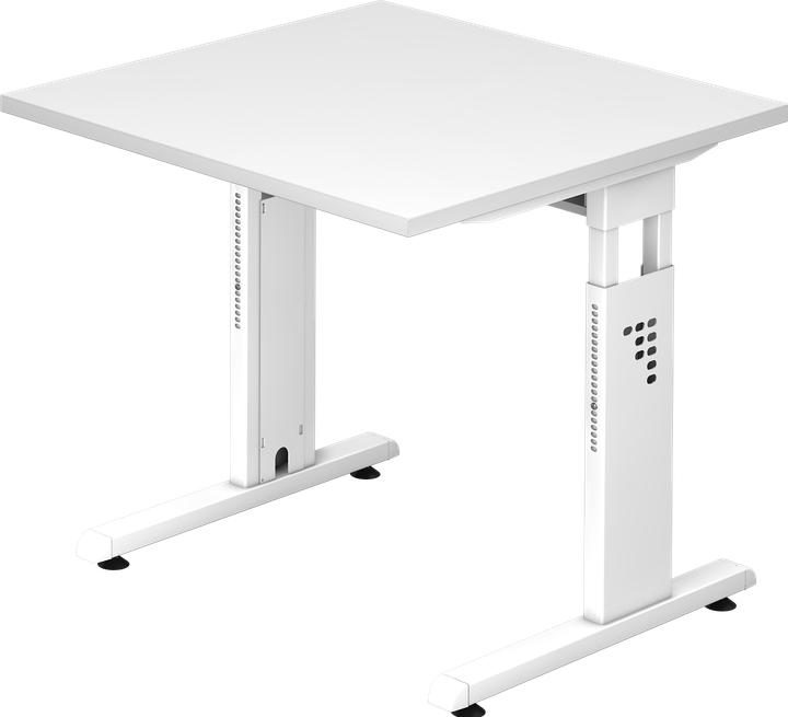 Image du produit Hammerbacher MyTable O Bureau avec cadre blanc