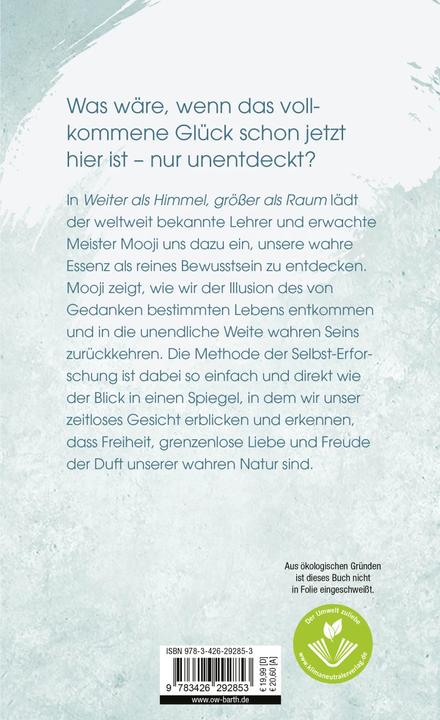 Produktbild Weiter als Himmel, grösser als Raum (Deutsch, 2018)