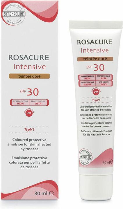 Produktbild Synchroline Rosacure Intensive Tinted Face Emulsion Golden Shade 30ml Spf30 (Körpercreme, 30 ml)