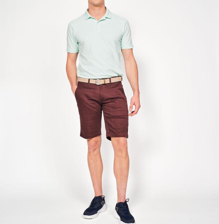 Actual product image Inesis M golf cotton chino shorts, MW500 brown (42)