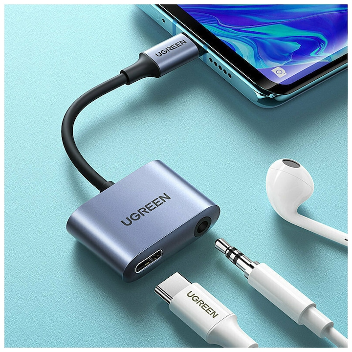 Produktbild Ugreen Kopfhörer Adapter (USB Typ C, 3.5mm Klinke)