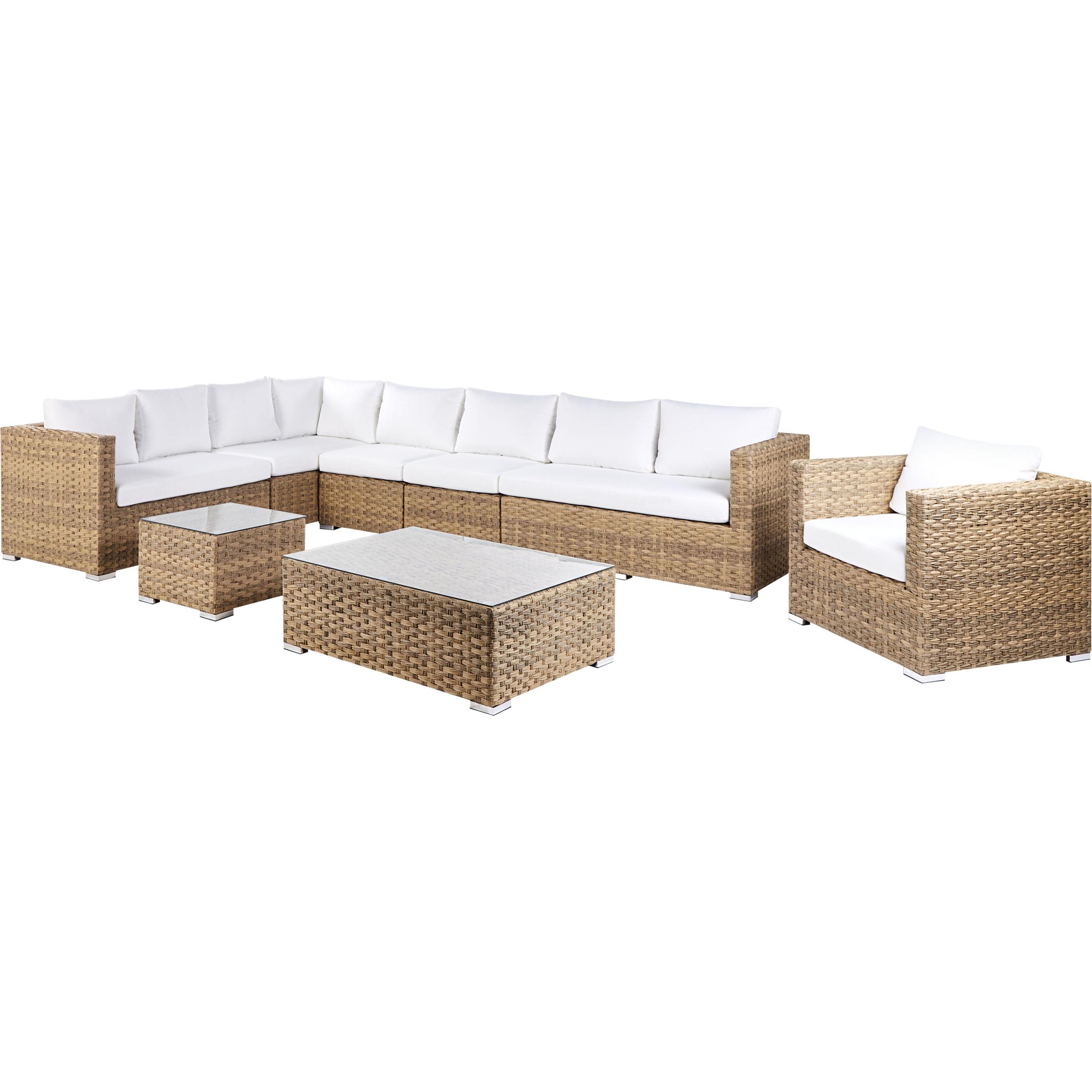 Beliani, Gartenlounge, XXL