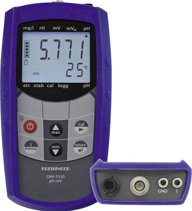 Produktbild Greisinger GMH 5530 Wasserdichtes pH / Re (pH Messgerät)