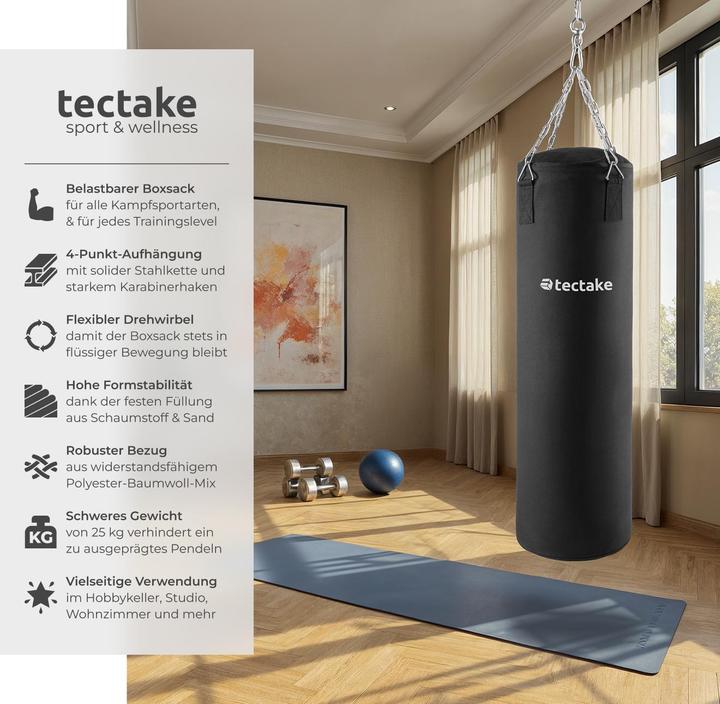 Actual product image tectake Punching bag (105 cm, 25 kg)
