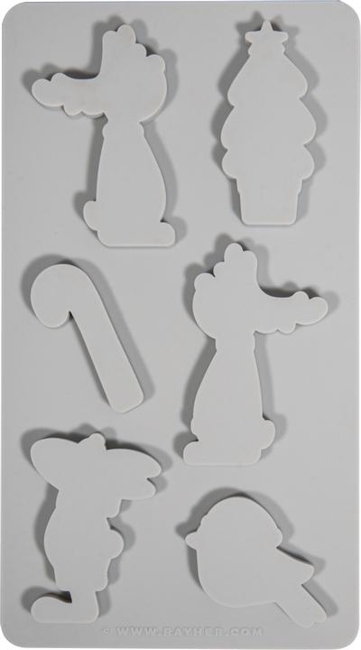 Produktbild Rayher Silikon Giessform "Rentierfreunde"