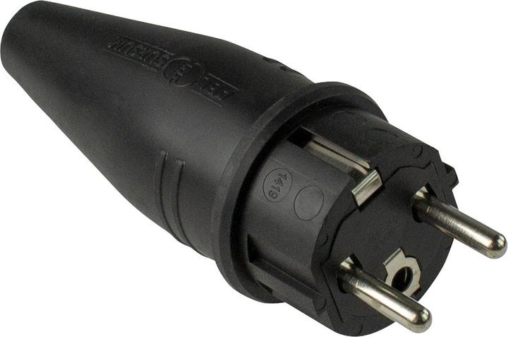 Actual product image As - Schwabe Solid rubber plug (CEE 7/7)
