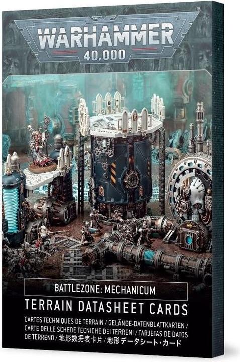 Actual product image Games Workshop Battlezone Mechanicum - Terrain Datasheet Cards