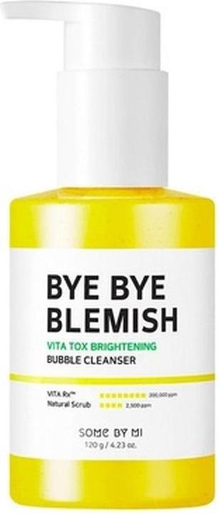 Immagine prodotto Some By Mi Bye Byeemish Vita Brightening Bubble Cleanser Schiuma detergente nutriente per il viso 120G (Schiuma detergente)