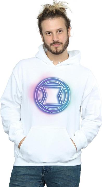 Actual product image Mens Black Widow Neon Logo Hoodie (5XL)