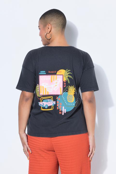 Produktbild Studio Untold T-Shirt, oversized, Vintage Look, Prints (46, 48)