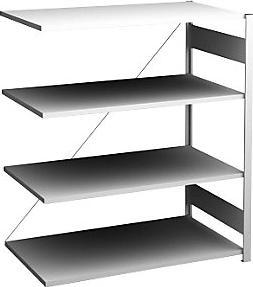 Actual product image Hofe Sideboard plug-in shelf, light gray