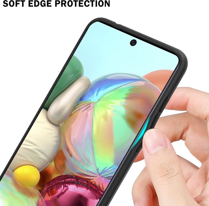 Productafbeelding Cadorabo TPU gestreepte glasplaat (Samsung Galaxy A71)