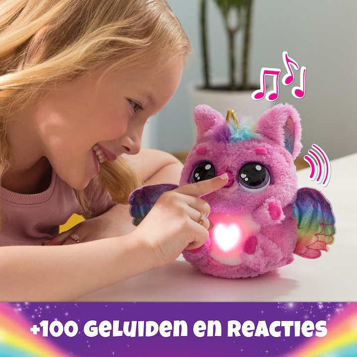 Actual product image Hatchimals Puffacorn Alive Secret Hatch