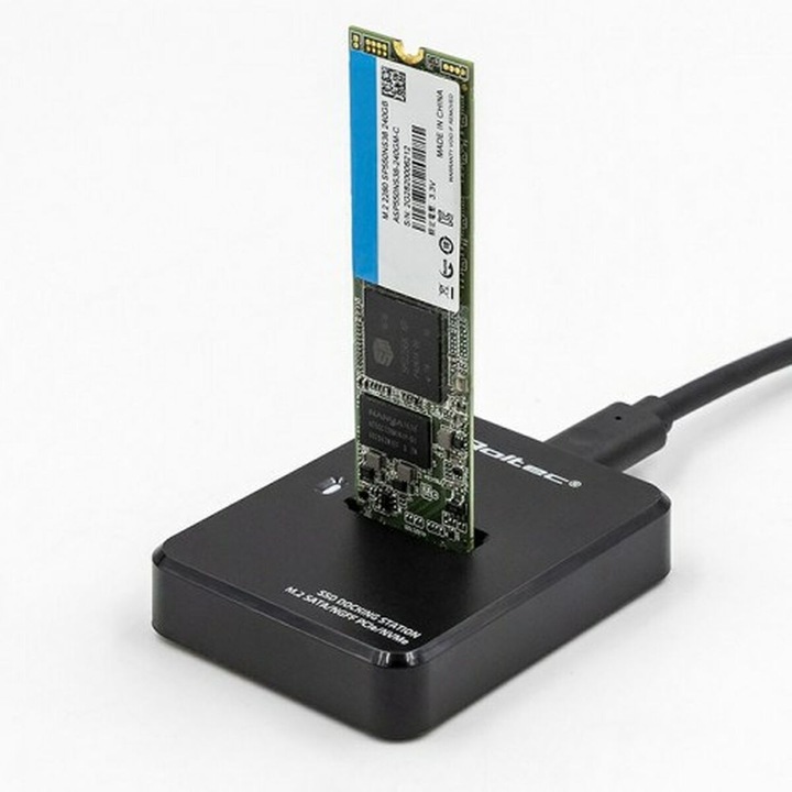 Actual product image Qoltec 50313 Docking station SSD