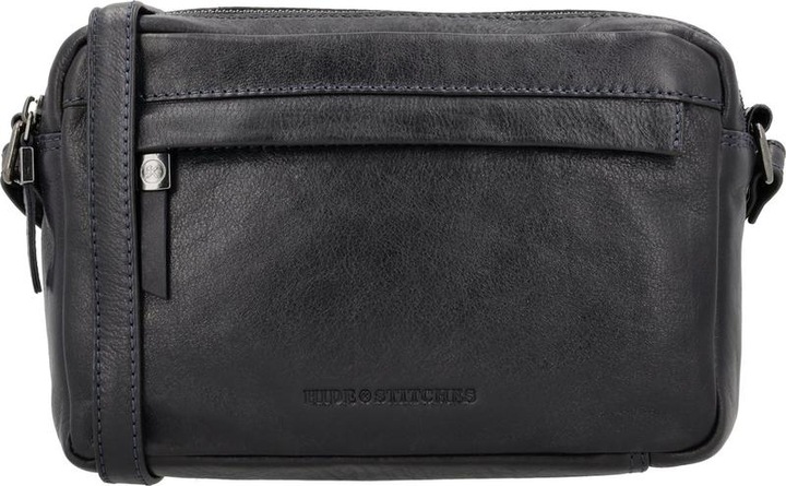 Produktbild Micmacbags Hide & Stitches Porto Umhängetasche - Donker Navy - 100% Leder