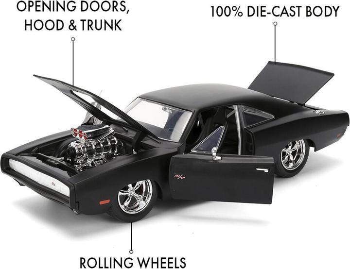Image du produit Jada Fast & Furious 1970 Dodge Charger 1:24