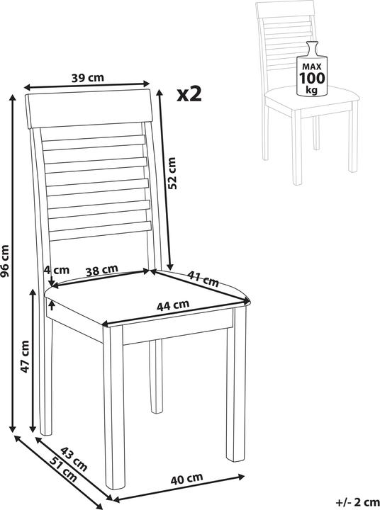 Image du produit Beliani Ortley