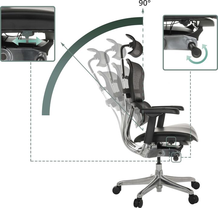 Actual product image Hjh Office Ergohuman Gen2 (45 - 56 cm)