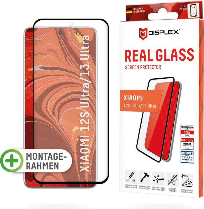 Produktbild Displex Real Glass, Full Cover Panzerglas (1 Stück, Xiaomi 12S Ultra, Xiaomi 13 Ultra)
