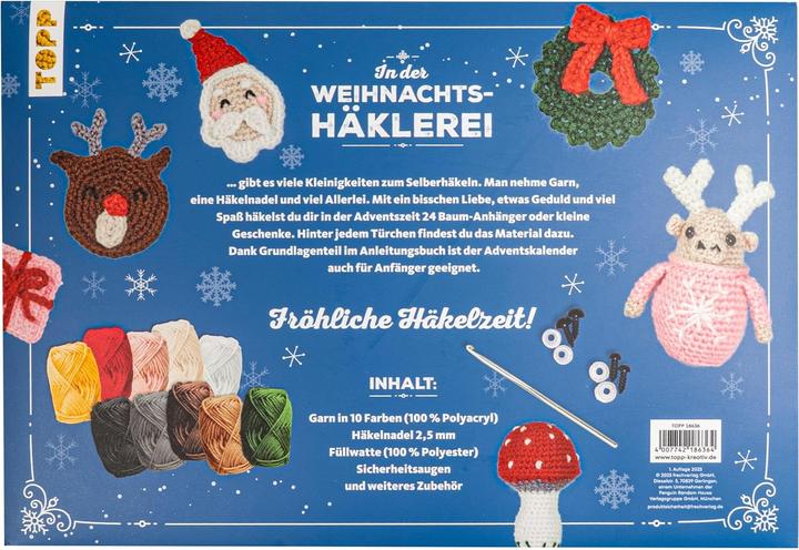 Actual product image In the Christmas crochet shop