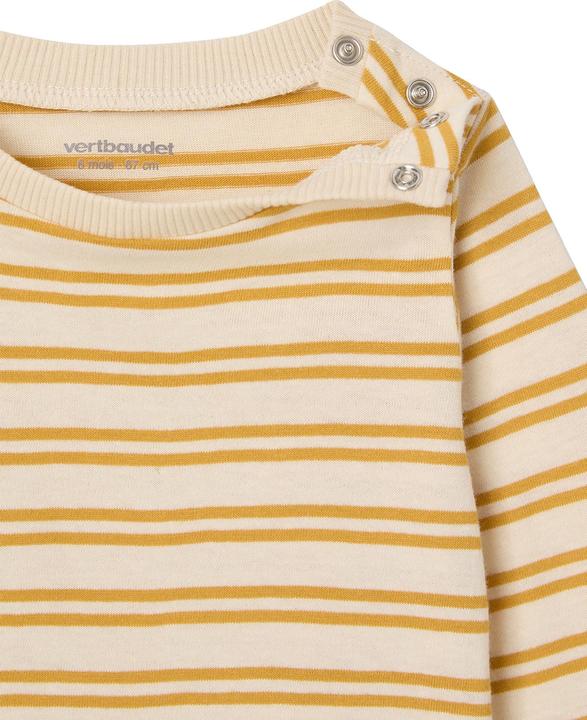 Produktbild Vertbaudet Baby-Set: Streifenshirt & Latzjeans (68)