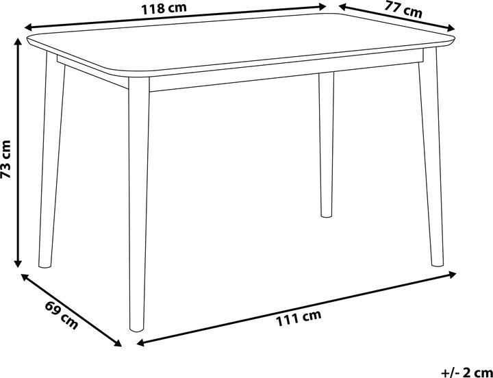 Image du produit Beliani Modesto (118 x 77 x 73 cm)