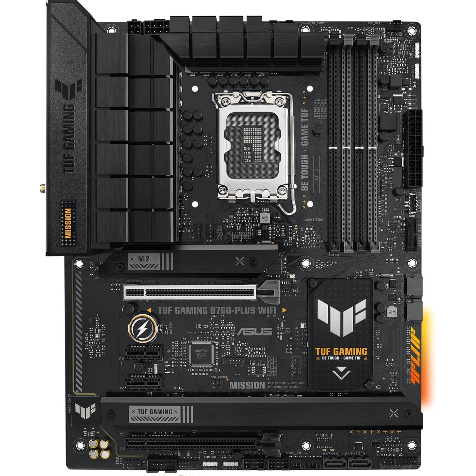 ASUS TUF GAMING B760-PLUS WIFI (LGA 1700, Intel B760, ATX), Mainboard