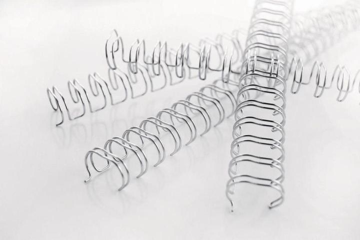 Image du produit GBC Fil de ligature 9,5mm, 34 anneaux, argent, 100 pcs.