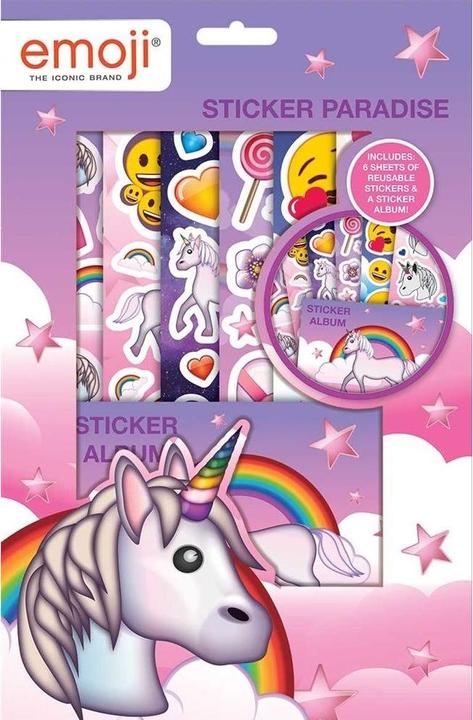 Produktbild Emoji Einhorn Aufkleber Paradise