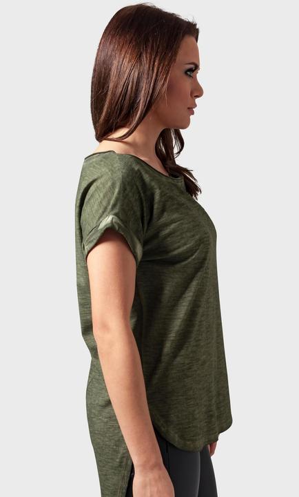 Immagine prodotto Urban Classics Tee lungo da donna a forma di schienale con tintura spray (L)