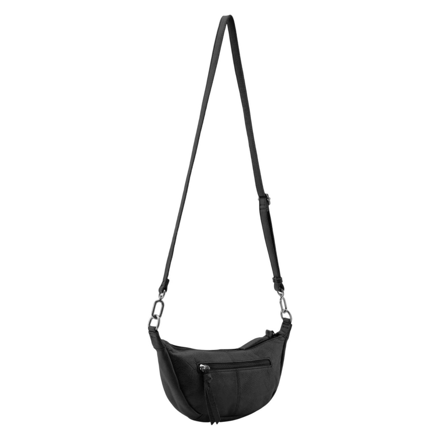 FredsBruder, Damen, Handtasche, My Old Friend Umhängetasche Leder 36 Cm, Schwarz