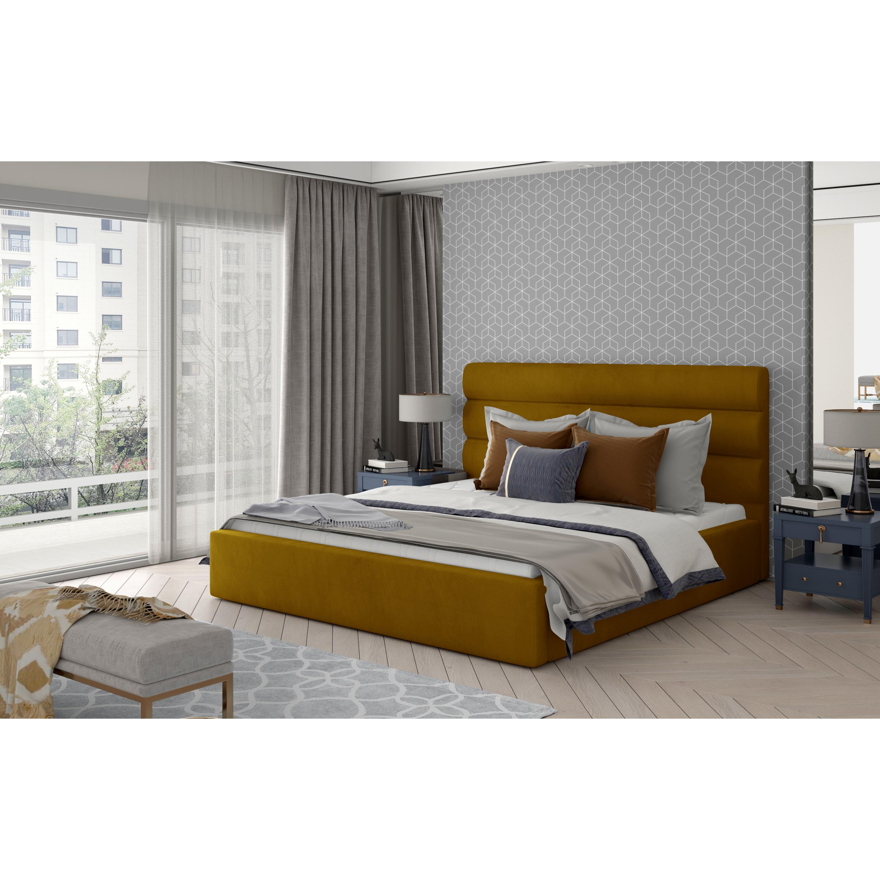 Thumbnail - ELTAP, Bett, Caramel (200 x 200 cm)