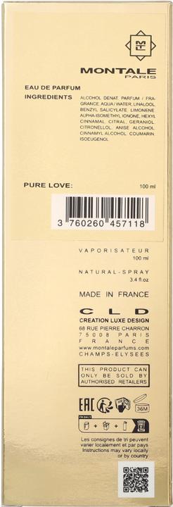Produktbild Montale Pure Love (Eau de Parfum, 100 ml)