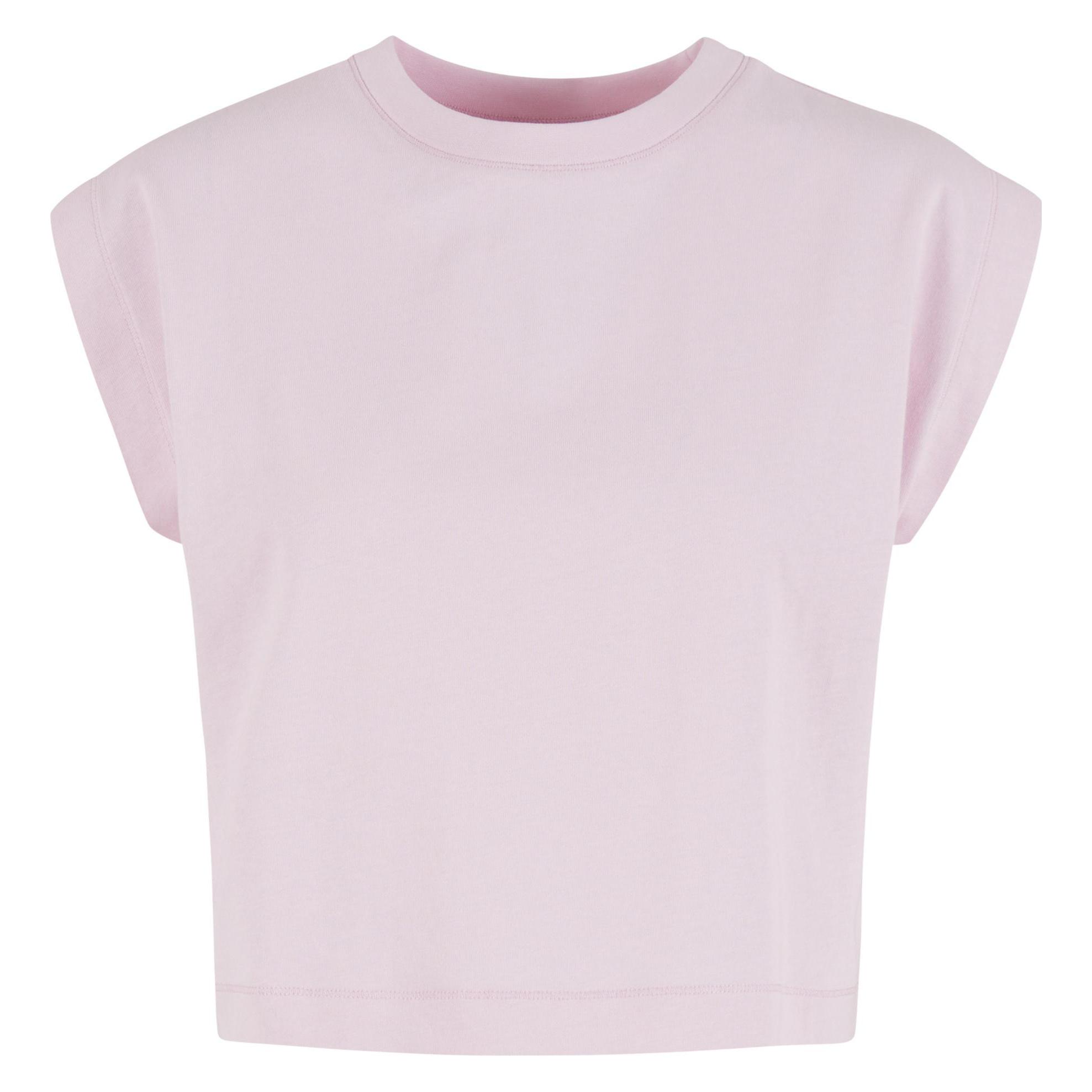 Urban Classics, Damen, Shirts, Ladies Oversized Boxy Heavy Tee - 193271, Rosa, (3XL)