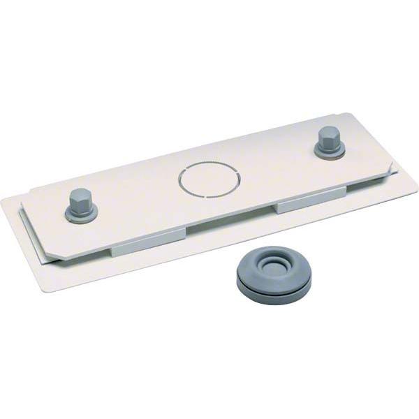 Hager Verschlussplatte seitlich Stahl IP43 FZ851M, Serverschrank Zubehör, Weiss