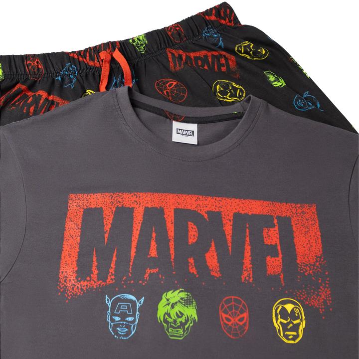 Produktbild Marvel Schlafanzug mit langer Hose kurzärmlig (XXL)