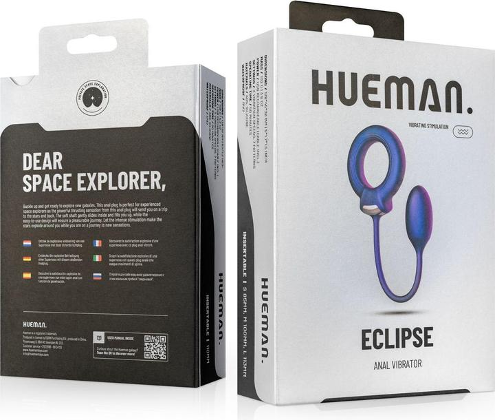 Immagine prodotto Hueman Cockring mit Analkugel (3.80 cm)