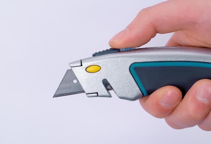 Produktbild wolfcraft 1 Schnellwechsel Profi-Messer einzKlinge (Cutter)