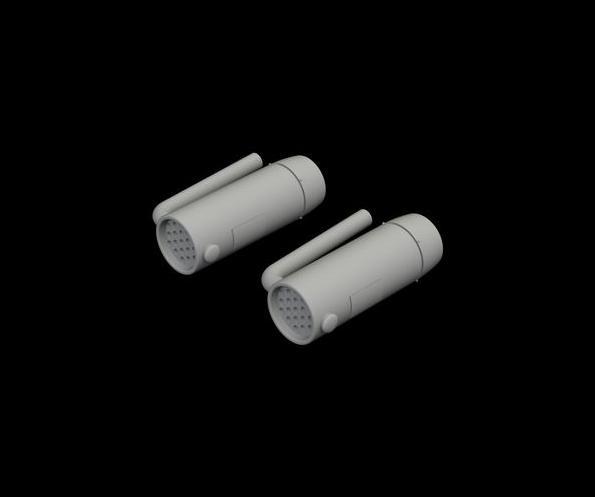 Produktbild Eduard Bf 108 oil cooler for
