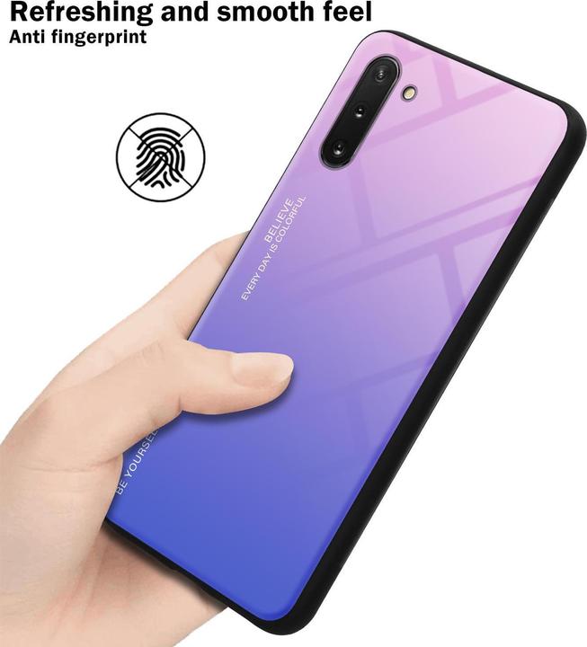 Produktbild Cadorabo TPU 2 Farben Glas Cover (Samsung Galaxy Note 10)