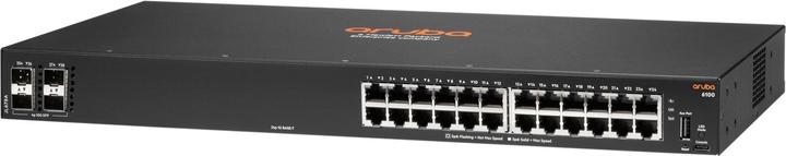 Actual product image Aruba 6100 24G 4SFP+ Swch 6100 24G 4SFP+ Swch PDU (28 ports)