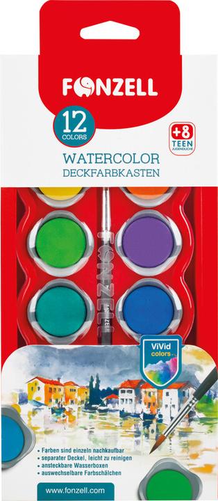 Produktbild Fonzell Deckfarbkasten