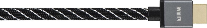 Image du produit Avinity Câble HDMI™ ultra haut débit, certifié 8K, plaqué or, tissu, 5,0 m (5 m, HDMI)