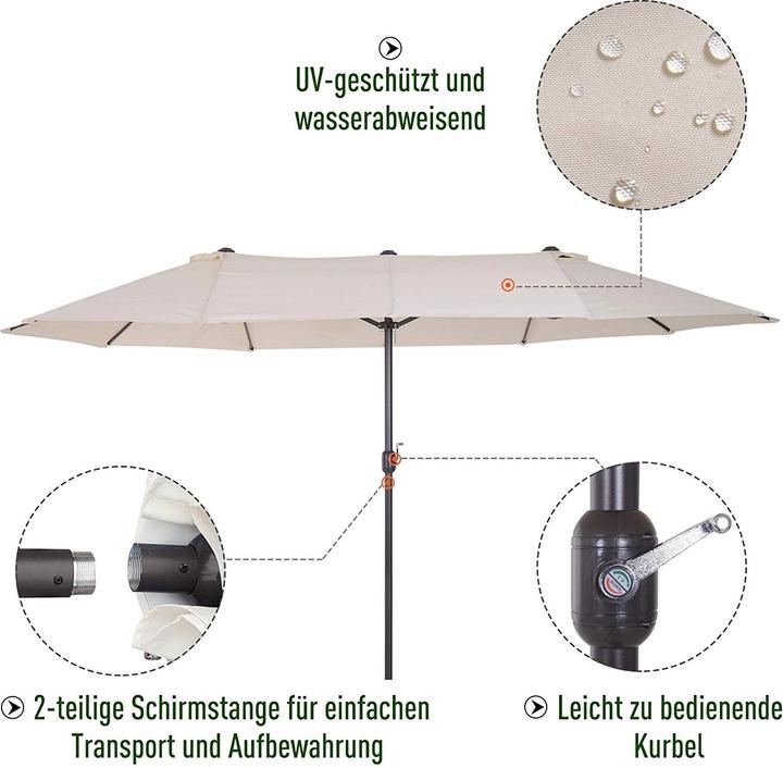 Immagine prodotto Jamb Ombrellone ovale (4.60 m)