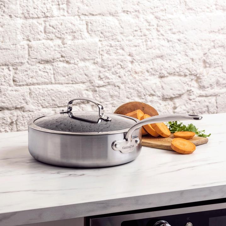 Actual product image Greenpan ESH Ind Bl 9011 INFP8 cvd skill 24cm/3.1L (24 cm, Saucepan)